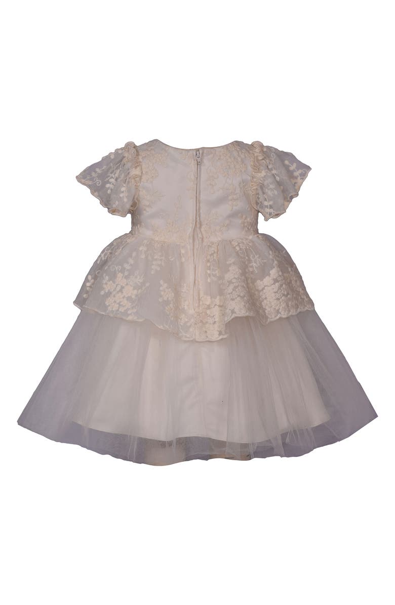 Iris & Ivy Embroidered Peplum Party Dress, Alternate, color,