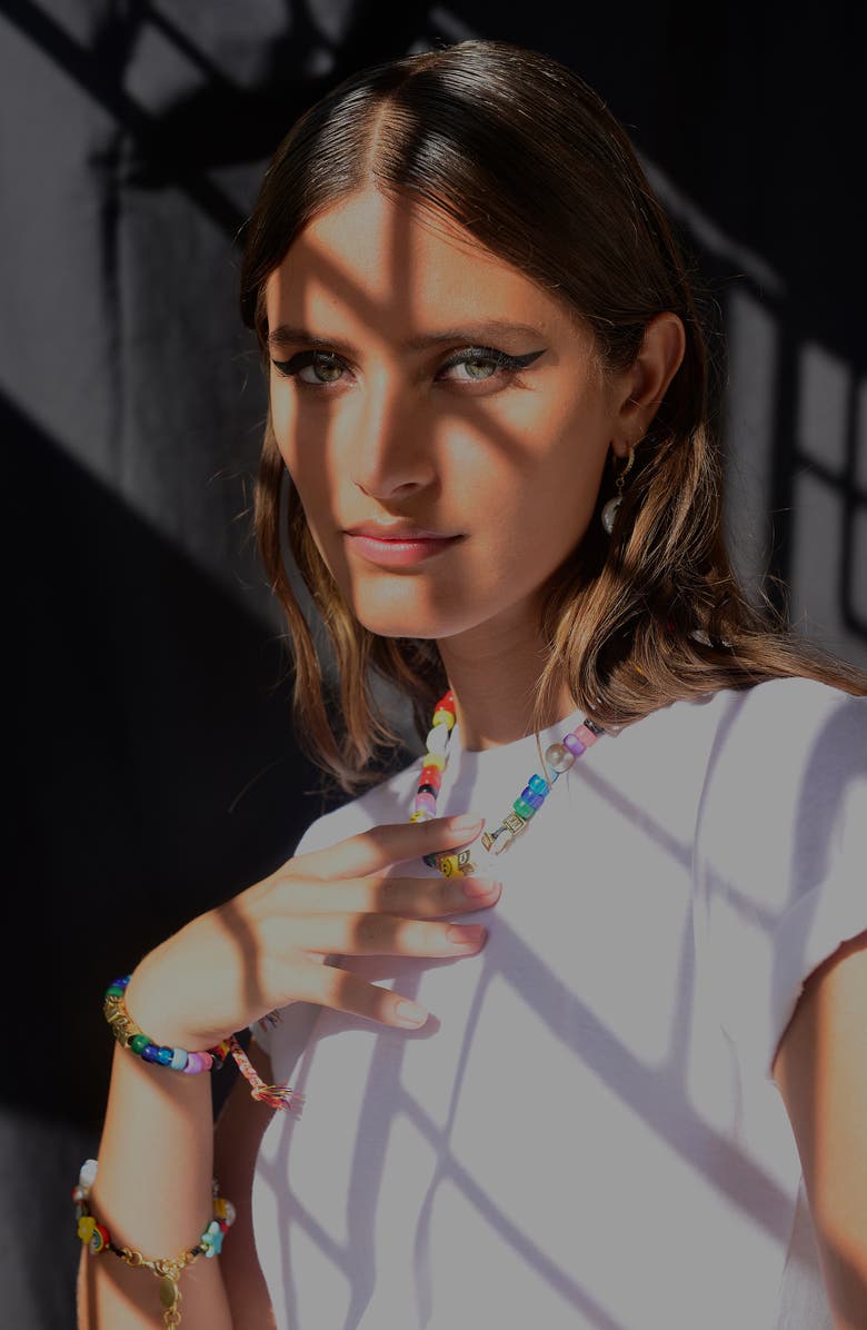 Venessa Arizaga Rainbow Love Bracelet, Alternate, color, Rainbow