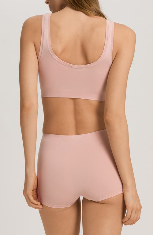 Hanro Touch Feeling Sports Bra In Pink