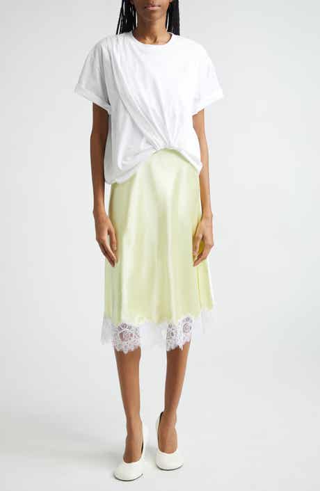 Mixed Media Short Sleeve Dress