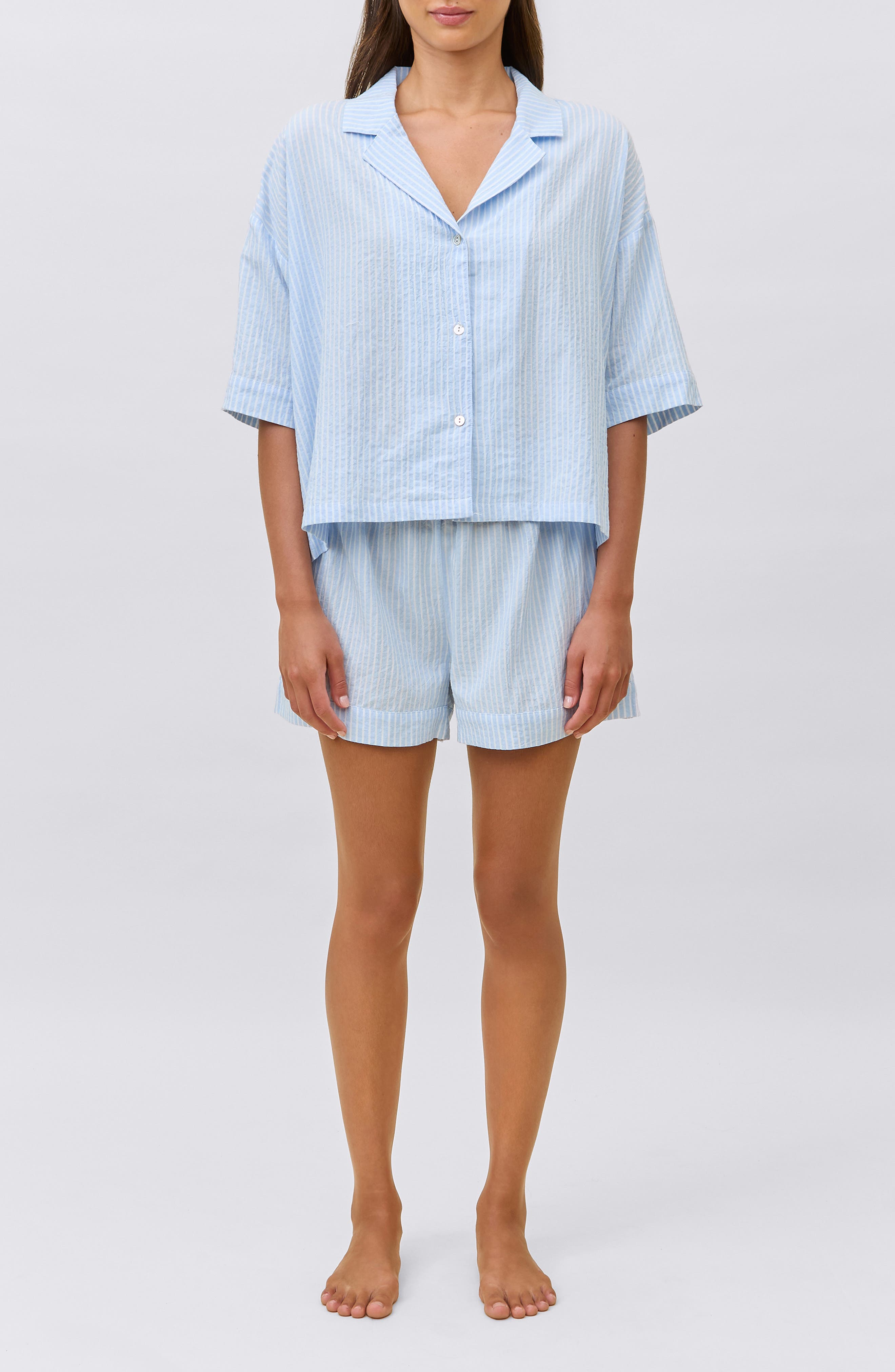 selected BLUE BELL WHITE STRIPE