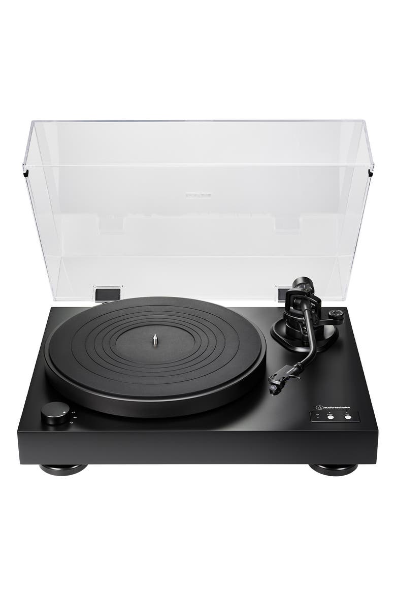AT-LP8X Semi-Automatic Direct-Drive Turntable, Alternate, color, Black