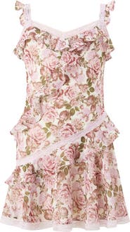 Marlo Kids Camellia Frill Mini Dress