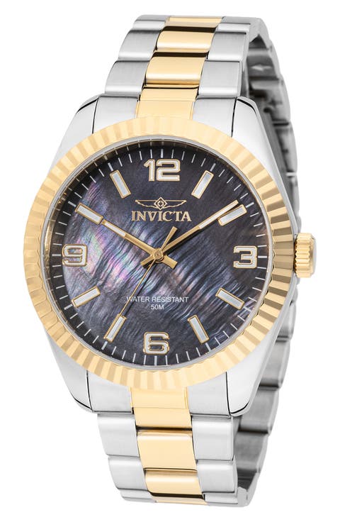 Specialty Mother of Pearl Quartz Watch, 43mm
