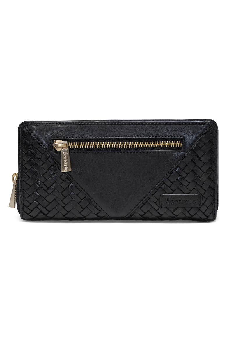 Longview Leather Wallet, Alternate, color, BLACK