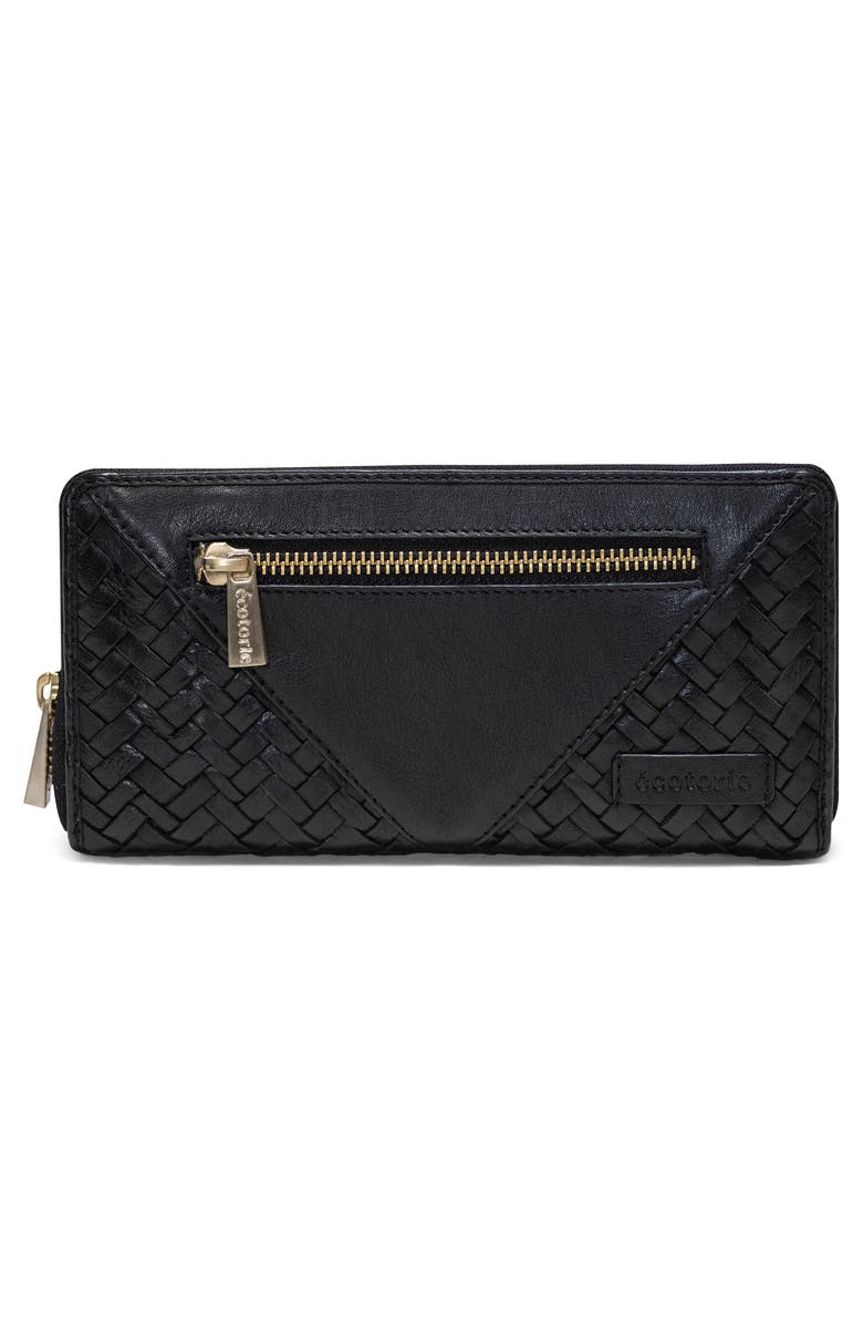 Écotorie Longview Leather Wallet, Alternate, color, Black