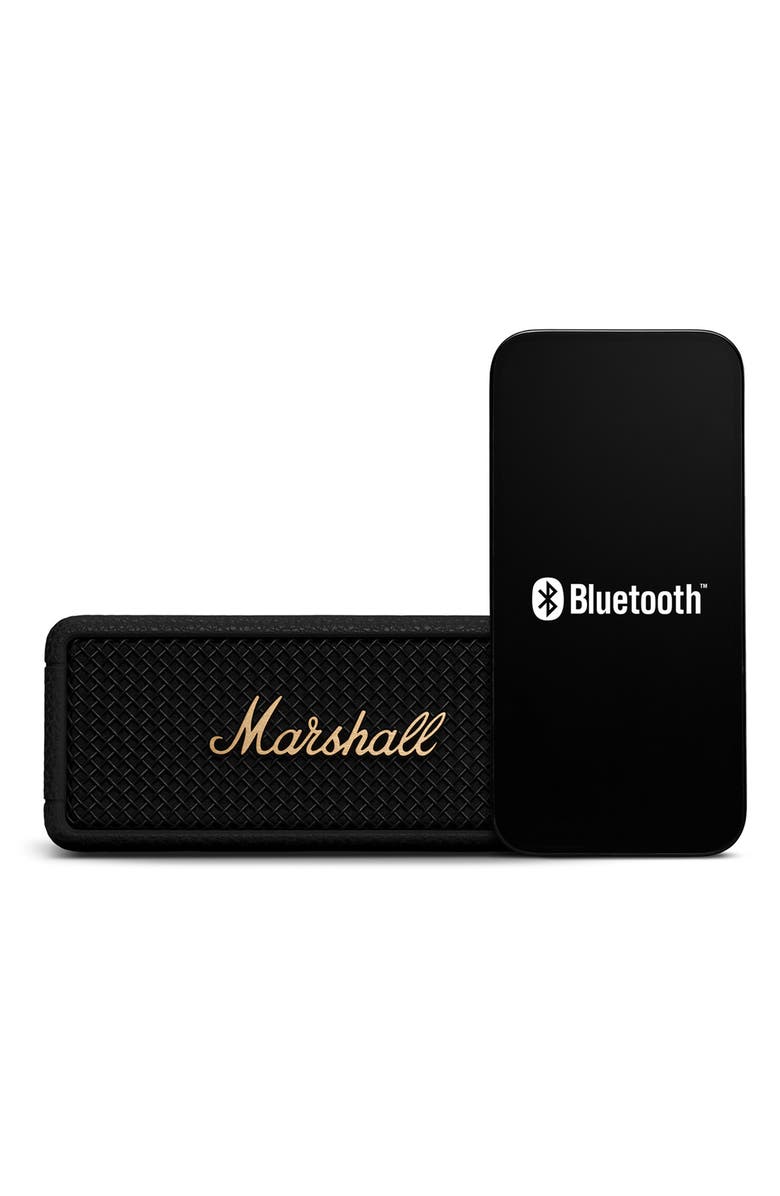 Marshall Emberton III Portable Bluetooth<sup>®</sup> Speaker, Alternate, color, Black/Brass