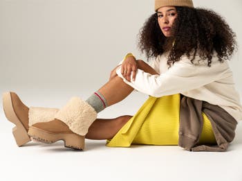 UGG® Classic New Heights Genuine Shearling Cuffable Boot