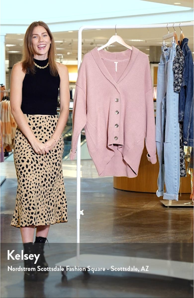 Chamomile Oversize Cardigan, sales video thumbnail