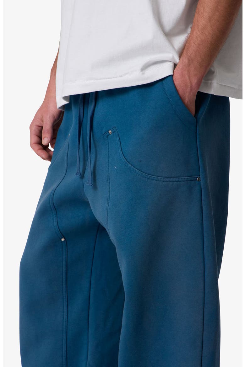 West Baggy Fit Double Knee Sweatpants, Alternate, color, BLUE