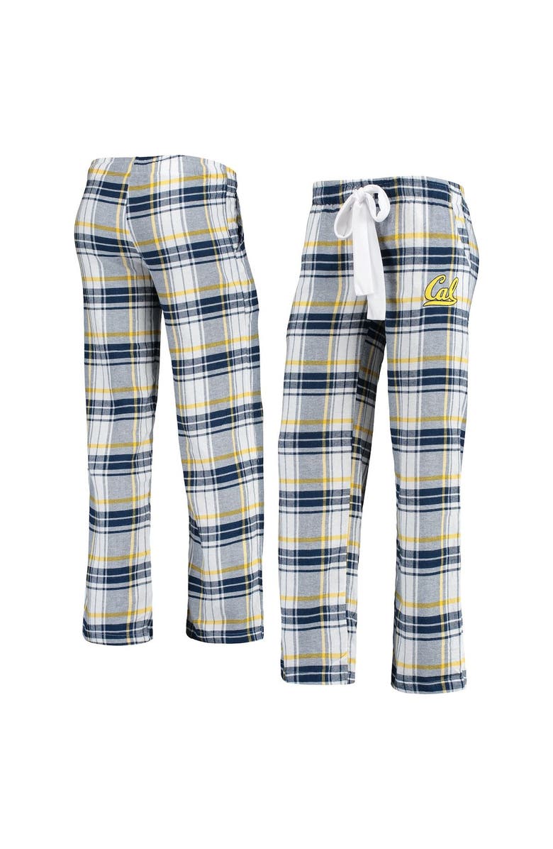 CONCEPTS SPORT Women's Concepts Sport Navy/Gold Cal Bears Accolade Flannel Pants, Main, color, 