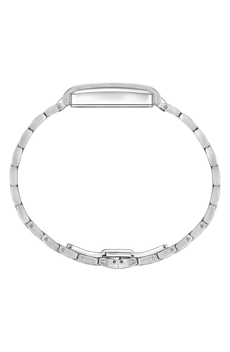 JBW Mink Petite Lab Created Diamond Bracelet Watch, 23mm x 8mm, Alternate, color, Silver