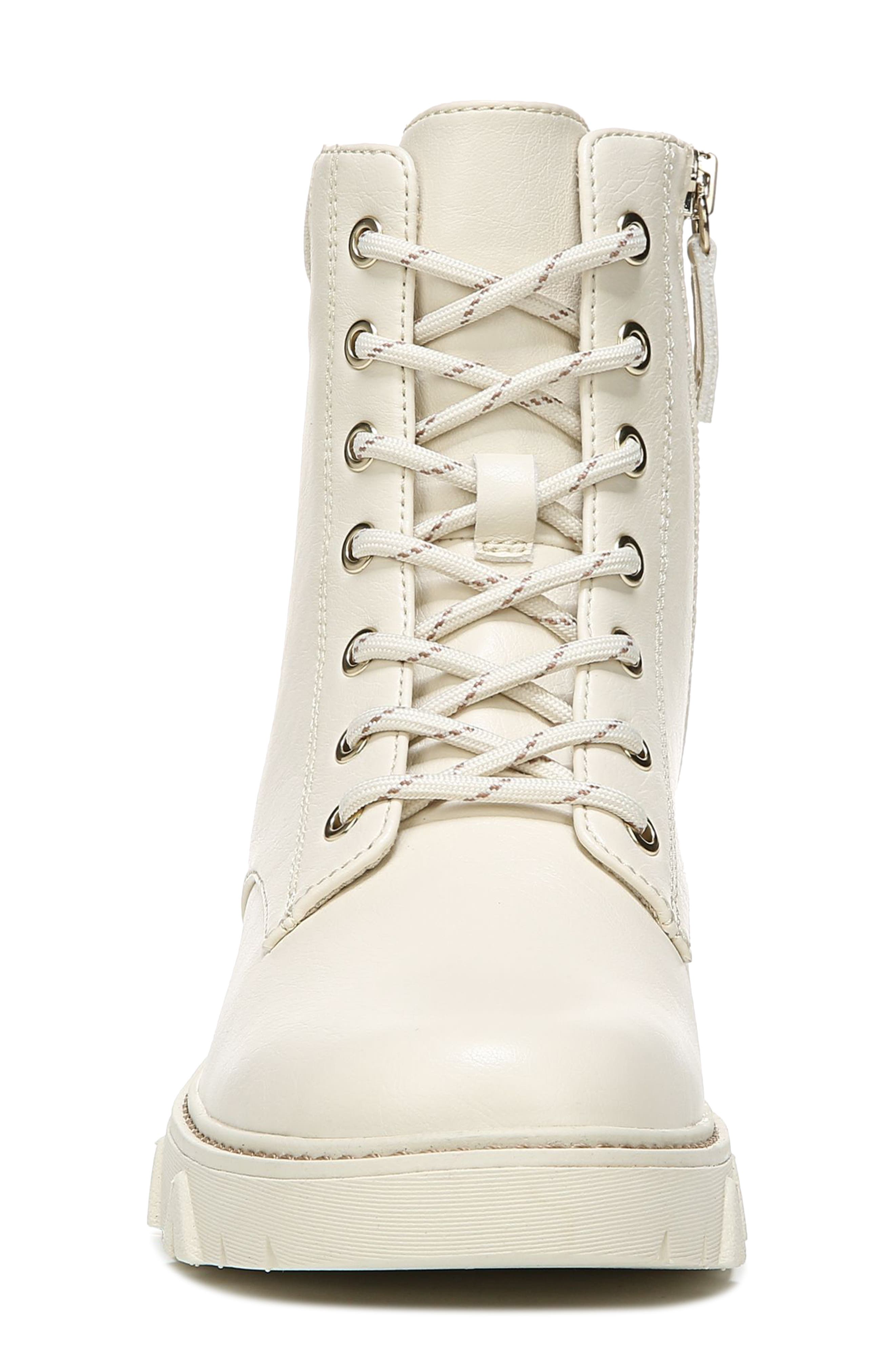 Headstart Lace-Up Combat Boot, Alternate, color, SEASHELL BEIGE