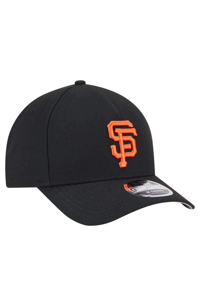 New Era Men's New Era Black San Francisco Giants 9FORTY M-Crown Adjustable Hat, Alternate, color,