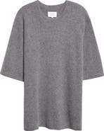 LOULOU DE SAISON Raven Mercerized Wool & Yak Hair Blend Sweater