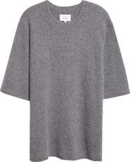 LOULOU DE SAISON Raven Mercerized Wool & Yak Hair Blend Sweater