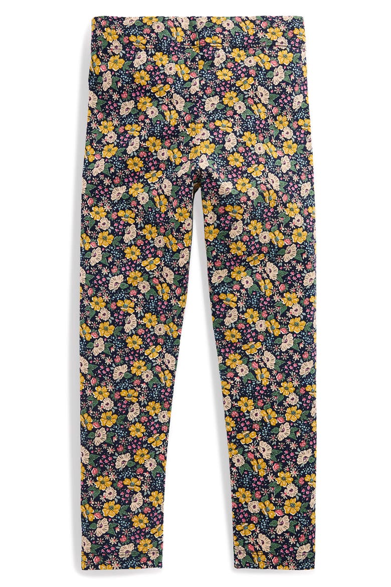 Kids' Fun Leggings, Alternate, color, NAVY MIXED FLOWERBED
