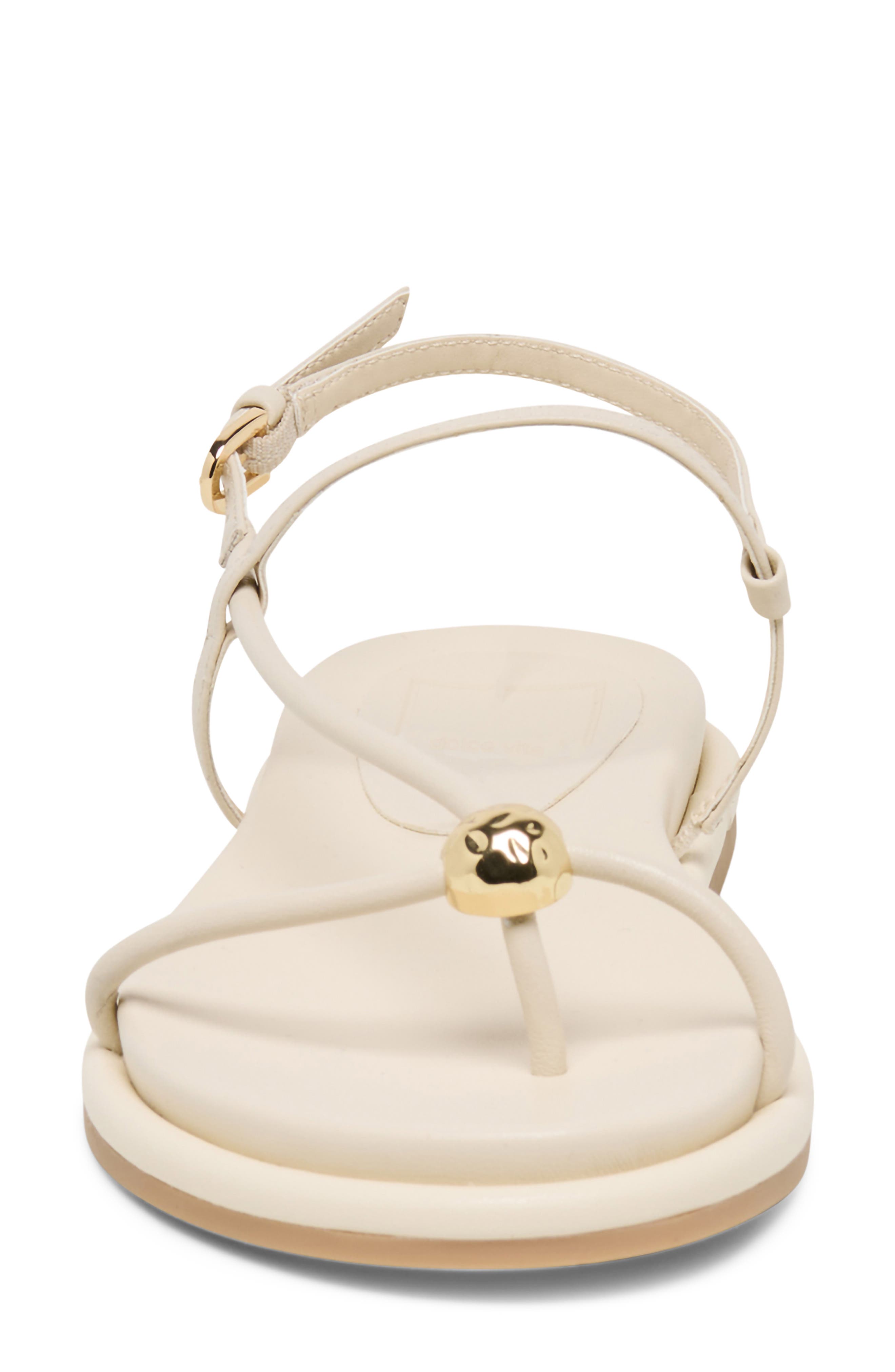 Deane Strappy Sandal, Alternate, color, IVORY LEATHER