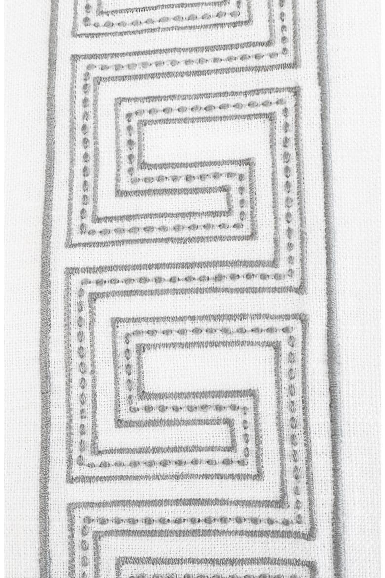 Ophelia Linen Shower Curtain, Alternate, color, STERLING