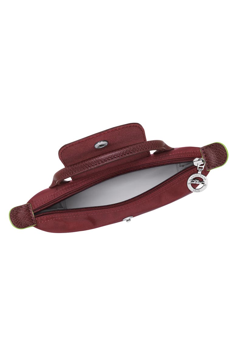 Le Pliage Recycled Canvas Cosmetics Case, Alternate, color, POMEGRANATE