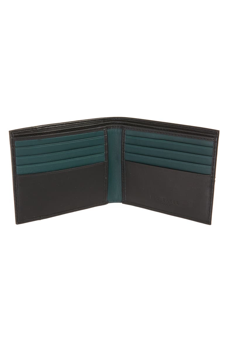 Samul Leather Bifold Wallet, Alternate, color, BLACK