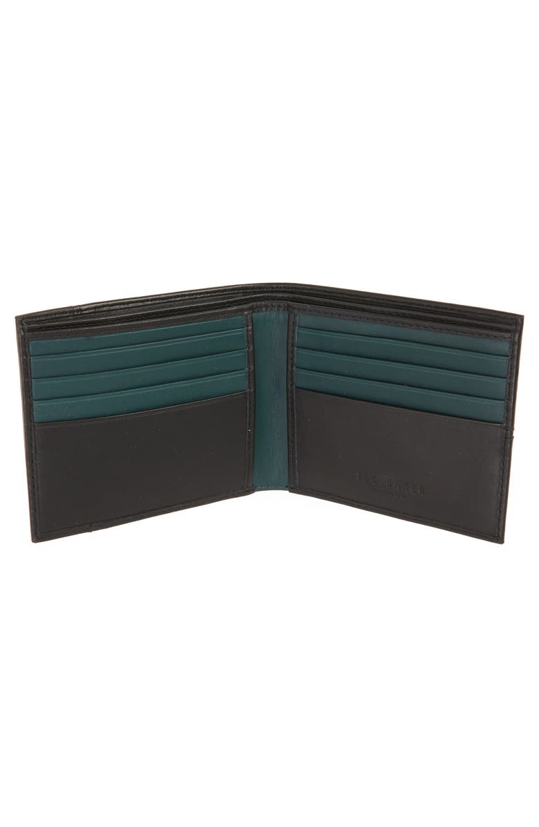 Ted Baker London Samul Leather Bifold Wallet, Alternate, color, 