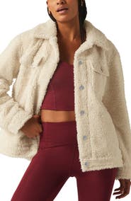 Beyond Yoga Rider Oversize Faux Shearling Shacket