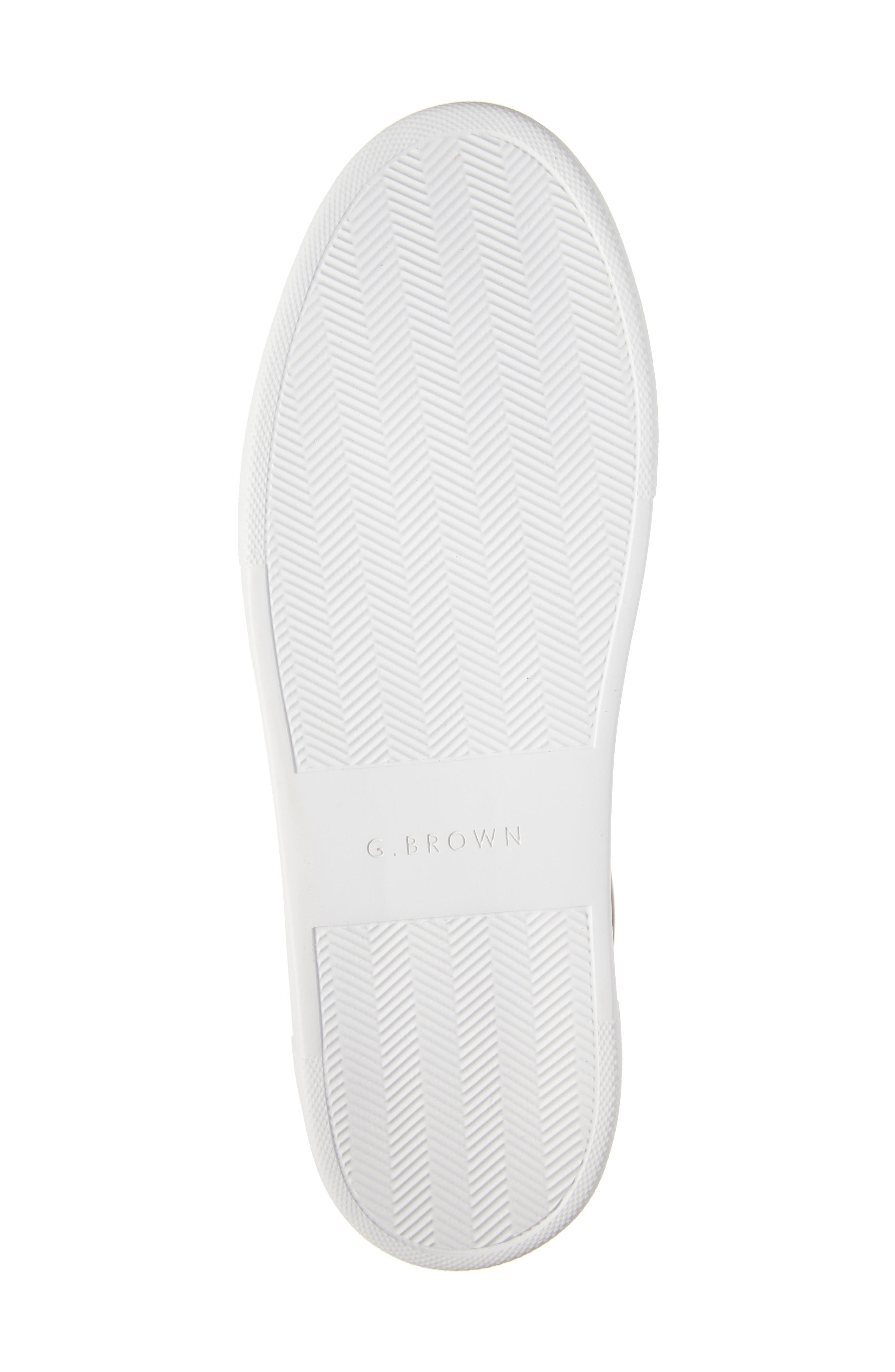 G Brown Ace Low Top Leather Sneaker, Alternate, color, 