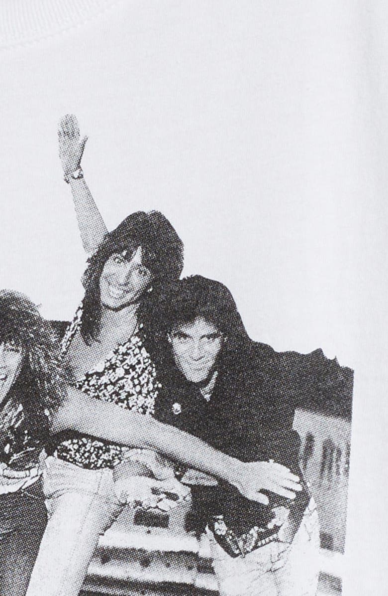 Treasure & Bond Kids' Band Graphic Cotton T-Shirt, Alternate, color, White Bon Jovi