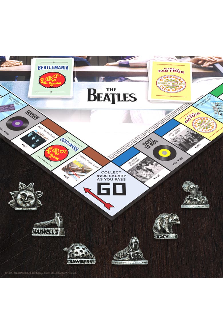 The Beatles Strategy Board Game, Alternate, color, Multicolored
