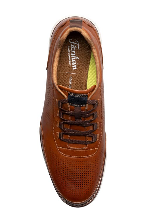 Florsheim Launch Elastic Lace Sneaker In Cognac Multi