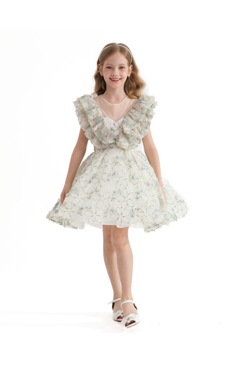 Tulleen Honeydale Dress, Main, color, Green