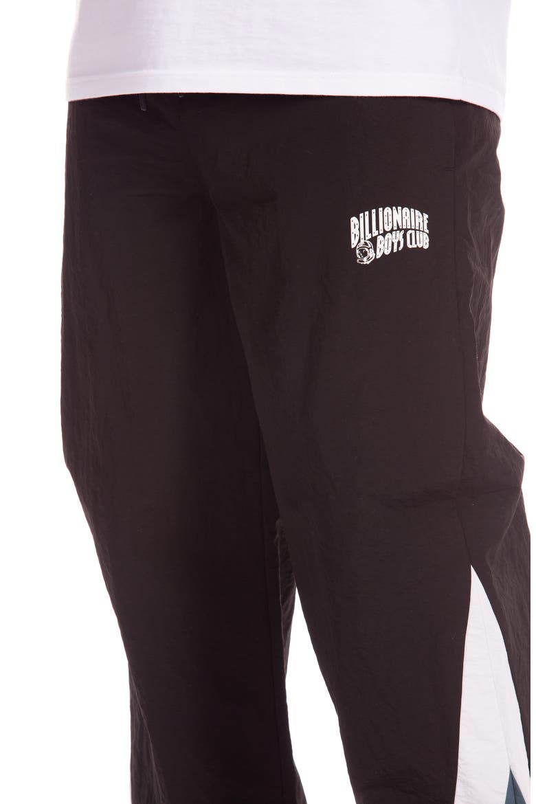 BB Space Nylon Track Pants, Alternate, color, BLACK