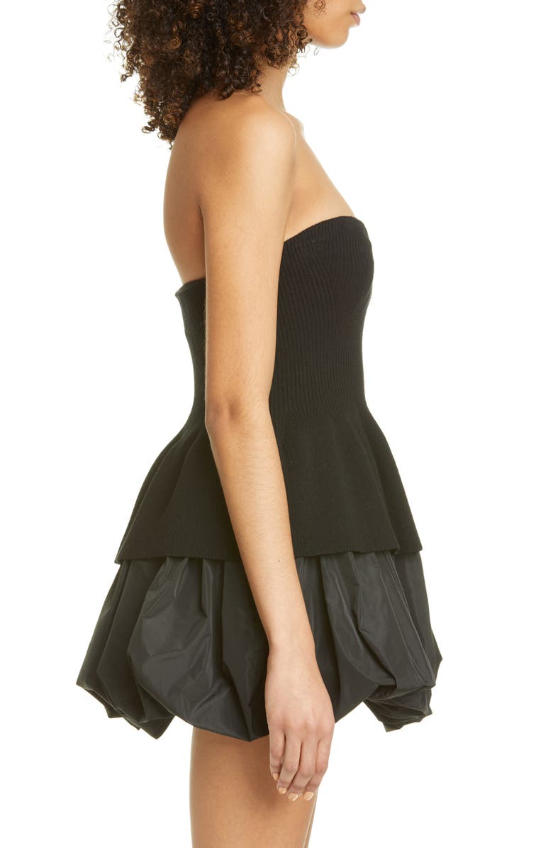 Philosophy Di Lorenzo Serafini Rib Peplum Sweater Bustier, Alternate, color, 