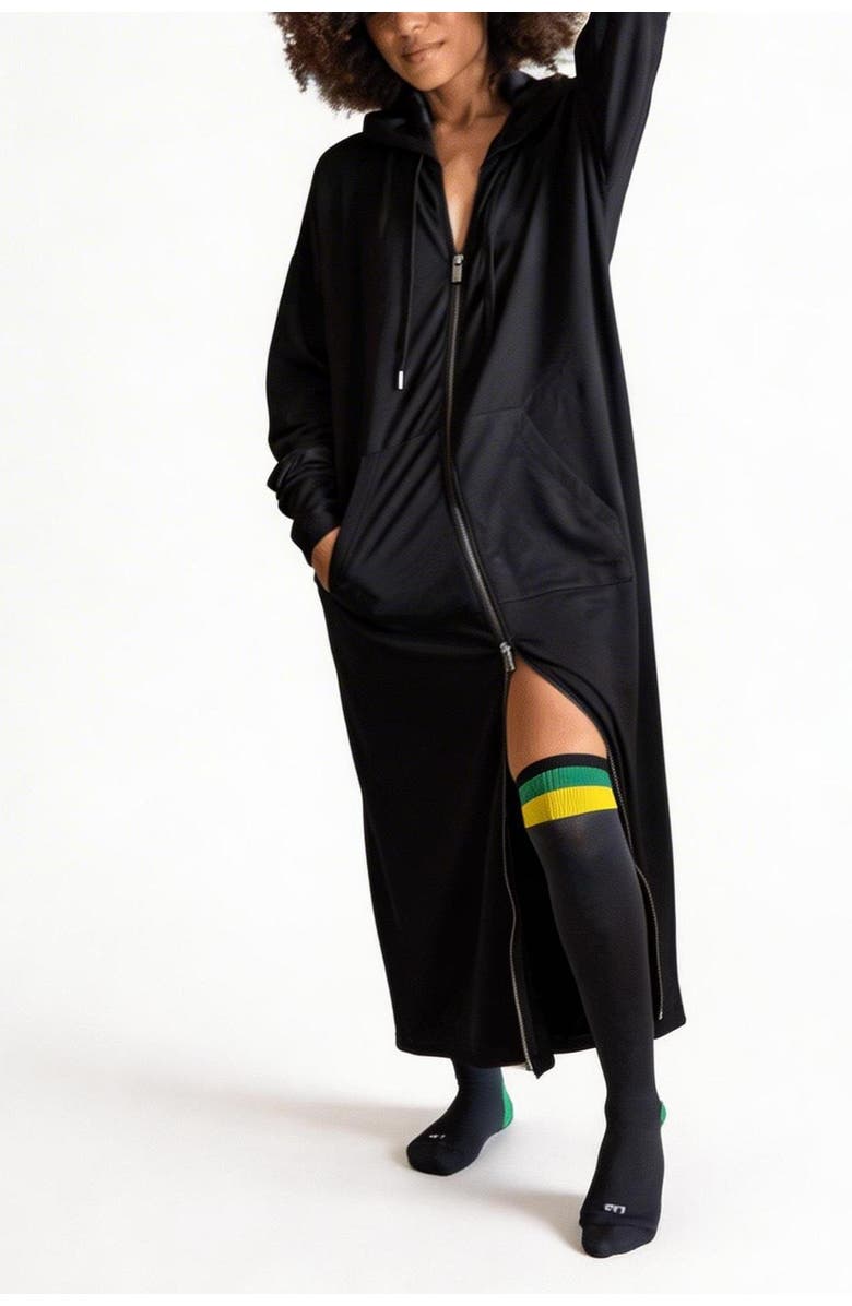 LAS Loungewear The Lat/long Hoodie, Main, color, Black