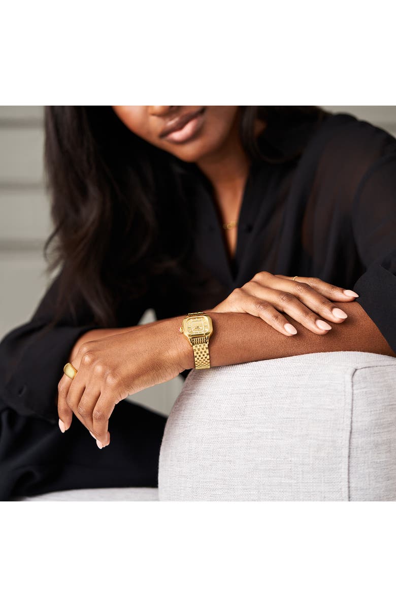 MICHELE Meggie Diamond Dial Bracelet Watch, 29mm, Alternate, color, 