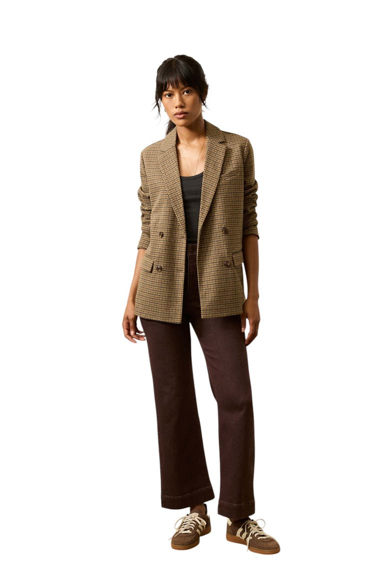 Inlet Houndstooth Double Breasted Knit Blazer, Alternate, color, ROCKHILL HOUNDSTOOTH