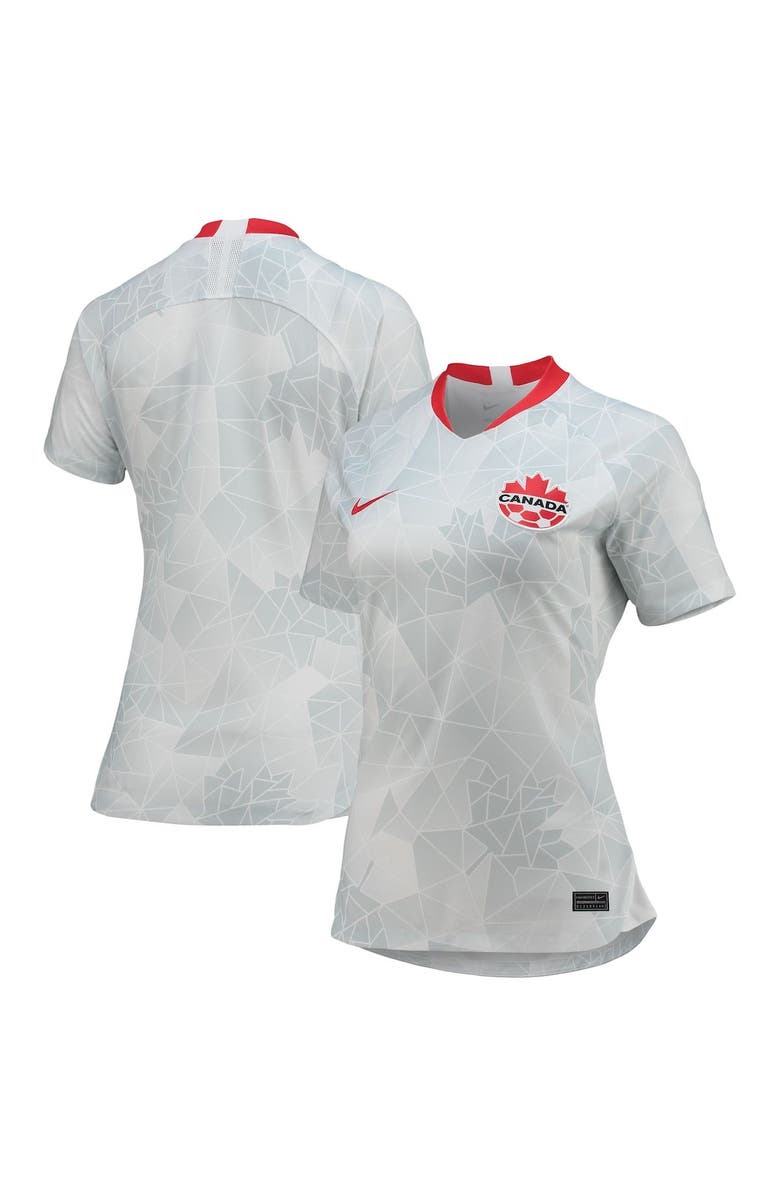 Nike Women's Nike White Canada Women's National Team Away Replica Jersey, Main, color, 