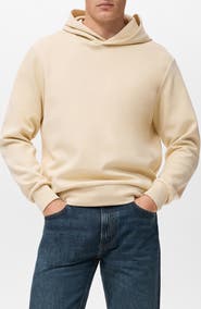 MANGO Regular Fit Fleece Hoodie