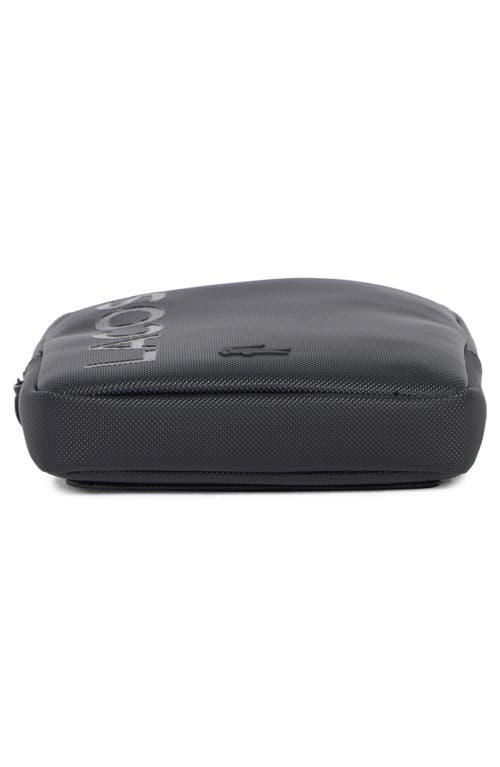 Lacoste Flat Crossover Bag In Black