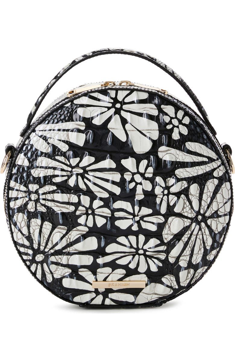 Brahmin Lane Croc Embossed Leather Crossbody Bag, Main, color,