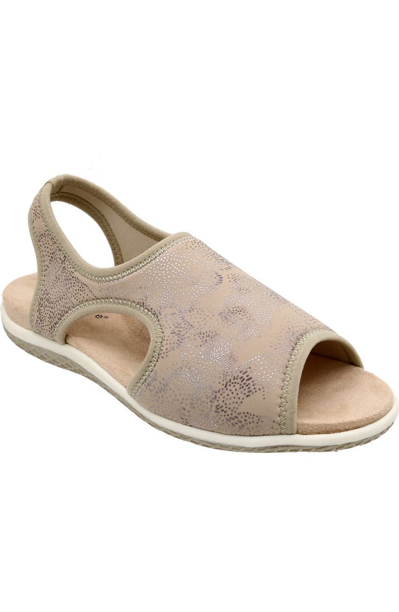 David Tate Stretch Slingback Sandal, Main, color, Bone