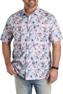 Synrgy by DXL Big & Tall Watercolor Floral Sport Shirt V3