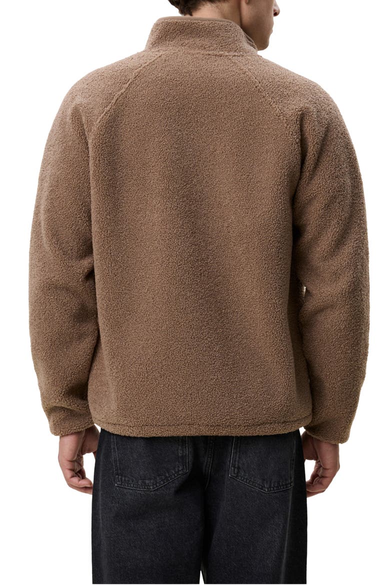 Patch Teddy Jacket, Alternate, color, CARIBOU