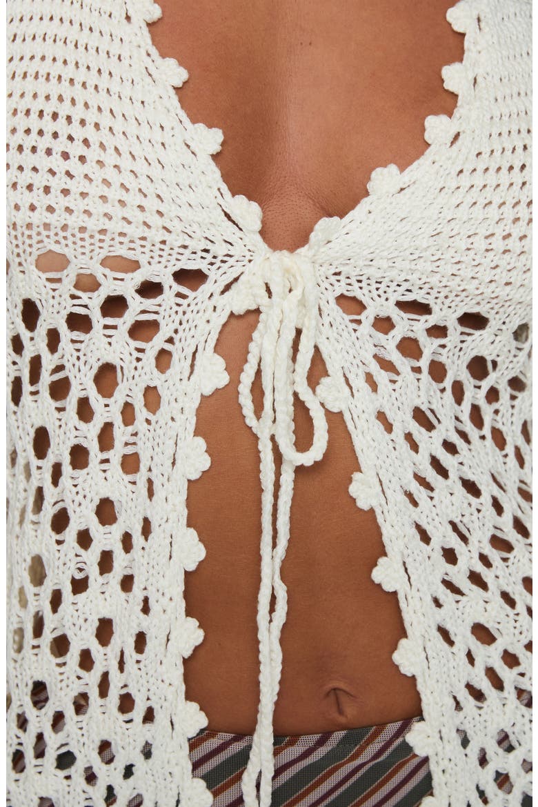 Open Stitch Camisole, Alternate, color, WHITE