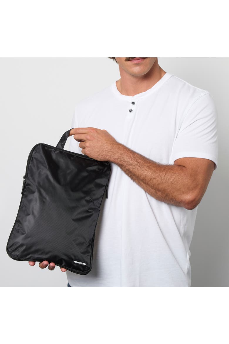 Compact Travel Organizer Bag, Alternate, color, Black