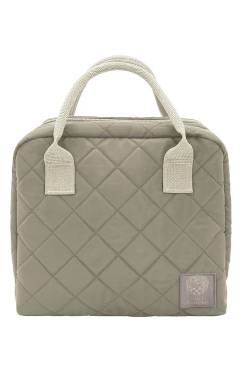 Diamond Quilted Lunch Bag