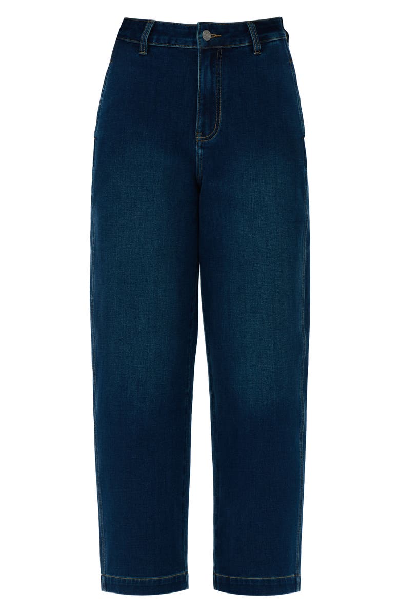 Bayeas Harem High Waist Straight Leg Jeans, Alternate, color, Dark Blue