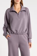 Z by Zella Whisper Knit Half Zip Sweatshirt