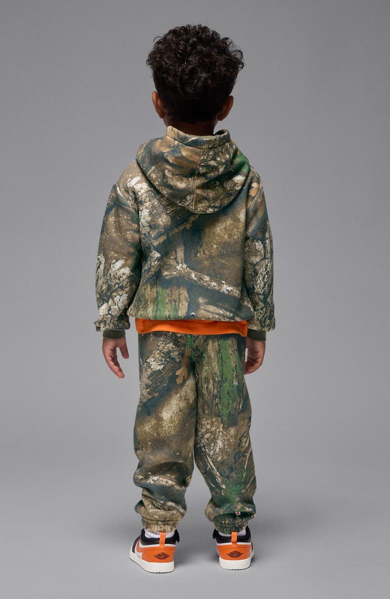 Jordan Kids' x Realtree MJ MVP Fleece Hoodie & Joggers Set, Alternate, color, Medium Olive